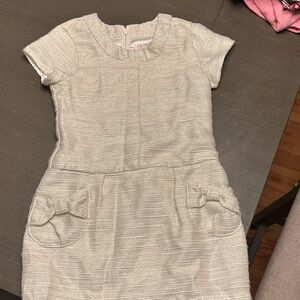 Children’s Place Elegant Cream Sparkly Kids Dress